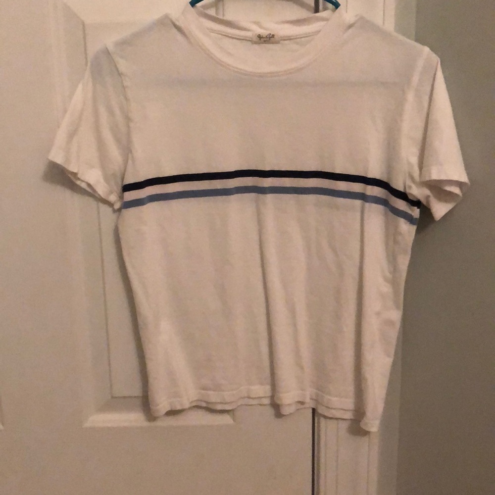 Brandy Melville 3 stripe t-shirt